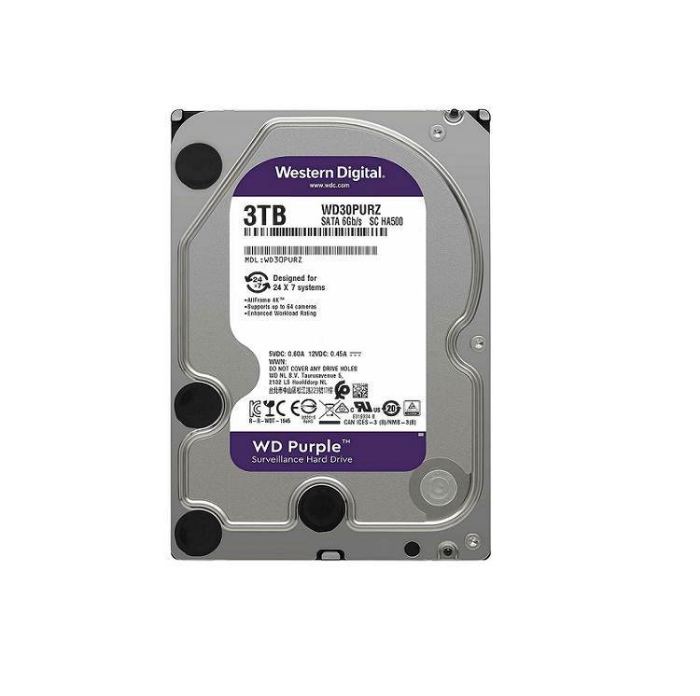 [KP-1430-0004] ΣΚΛΗΡΟΣ ΔΙΣΚΟΣ WESTERN DIGITAL PURPLE 3TB