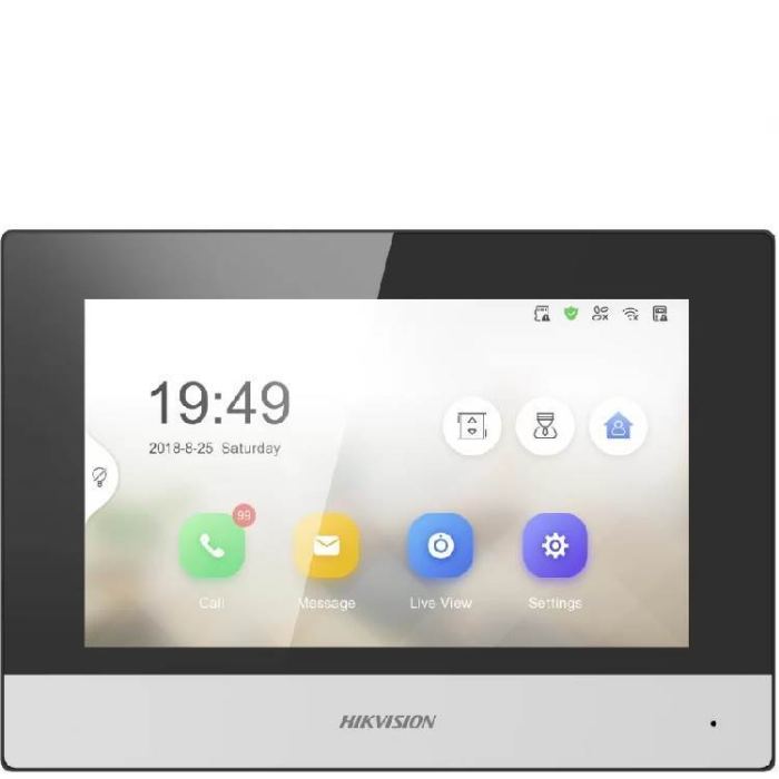 DS-KH6320-WTE1 (487)ΘΥΡΟΤΗΛΕΟΡΑΣΗ IP WIFI POE 7'' BLACK