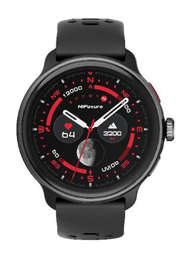 [28536] HiFuture VELA Adventure GPS SmartWatch with AMOLED Black