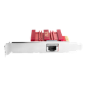 ASUS NETWORKING Card PCIe 10GbE RJ45 QoS PE10GXG-C100C_V3
