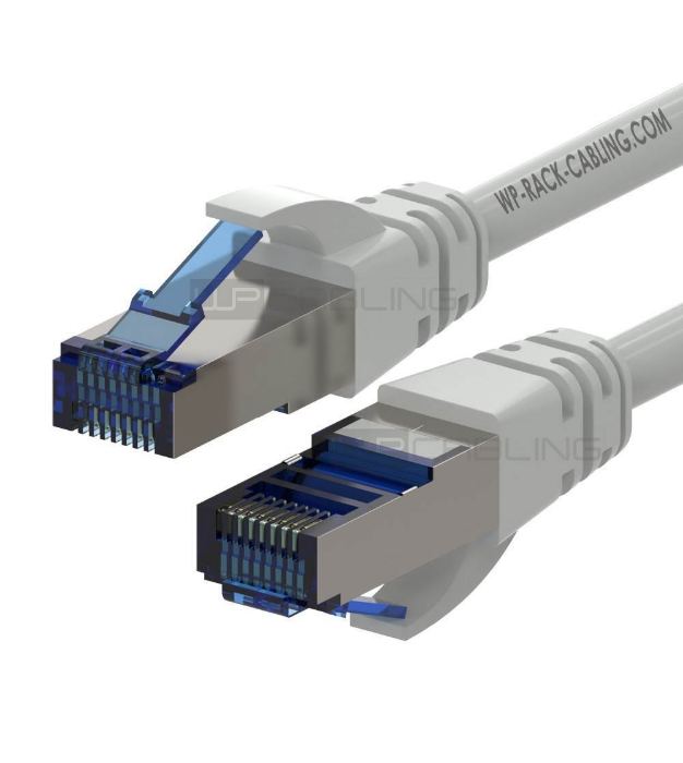 PAT-5F100 PATCH CORD CAT 5e F-UTP 10M ΓΚΡΙ