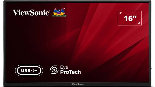 [28413] Viewsonic Monitor Portable 16" Full-HD with USB-C/HDMI