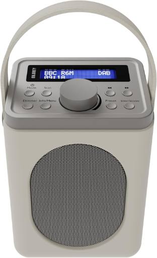 [28384] Majority LITTLE SHELFORD Portable FM/DAB Radio with Bluetooth & Alarm Mains & Battery Powered