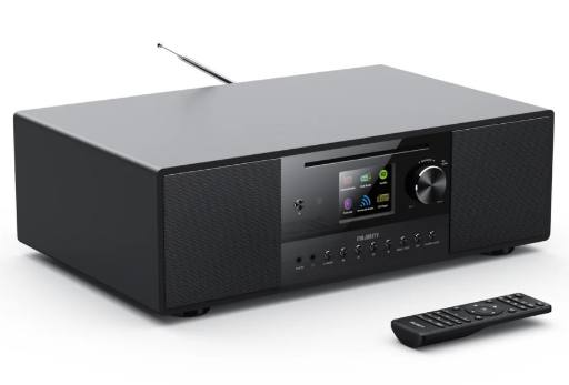 [28385] Majority QUADRIGA 2.1 Mini HiFi 120W with 6'' Subwoofer, CD Player, Internet Radio, Bluetooth, USB