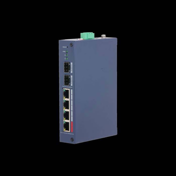 CHS4206-4GT-90 DAHUA 6 PORT CLOUD MANAGED HARDENED GIGABIT SWITCH WITH 4 PORT PoE