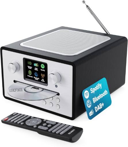 [30455] Majority Radio HOMERTON 2 FM,CD Player,BT,Spotify,USB Black