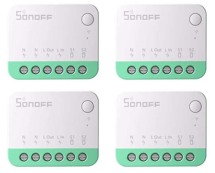 [30832] Sonoff WiFi Smart Switch MINI R4M ( Matter ) 4 Pack