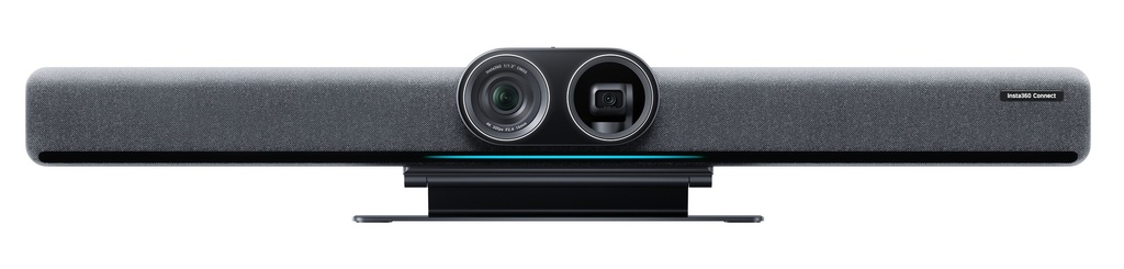 Insta360 Connect Dual 4K AI Video Bar with Smart Whiteboard & Multi-Person Tracking 14-Mic Array 25W Speaker CINSAABA