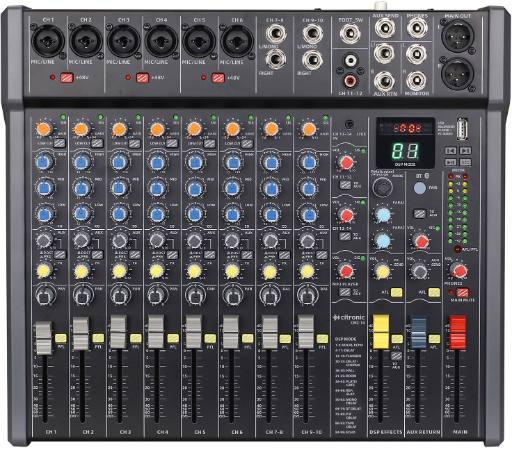 [28322] Citronic CMC-14 Live Mixer 14channels with DSP USB Play/Record Bluetooth PC/Mac Connect 170.940UK