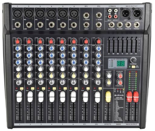 [28321] Citronic CSP410 10 Channel Mixer & Amplifier 400W with DSP 170.843UK
