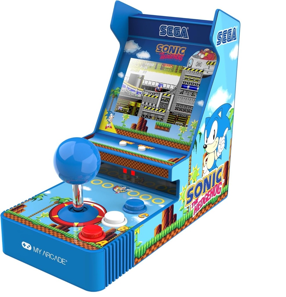 [30892] My Arcade Retro 6.8" (3.5") Joystick Player Sonic the Hedgehog (2 Games)