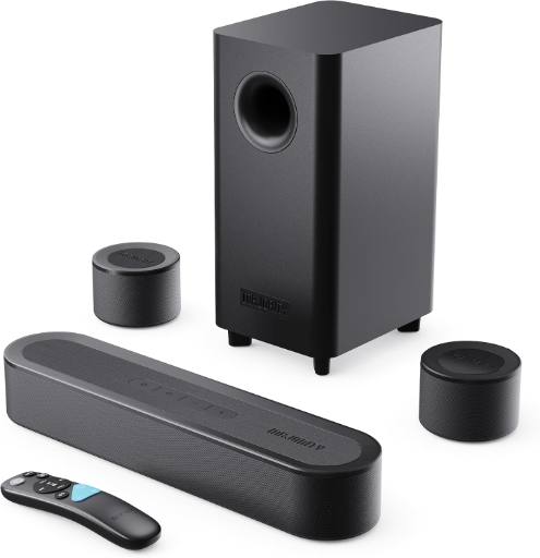 [30449] Majority Soundbar BOWFELL HALO DOLBY 5.1 230W Wired Sub & 2 Satellite Speakers