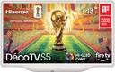 Hisense 43S5Q 43'' 4K Smart Hi-QLED DECO TV
