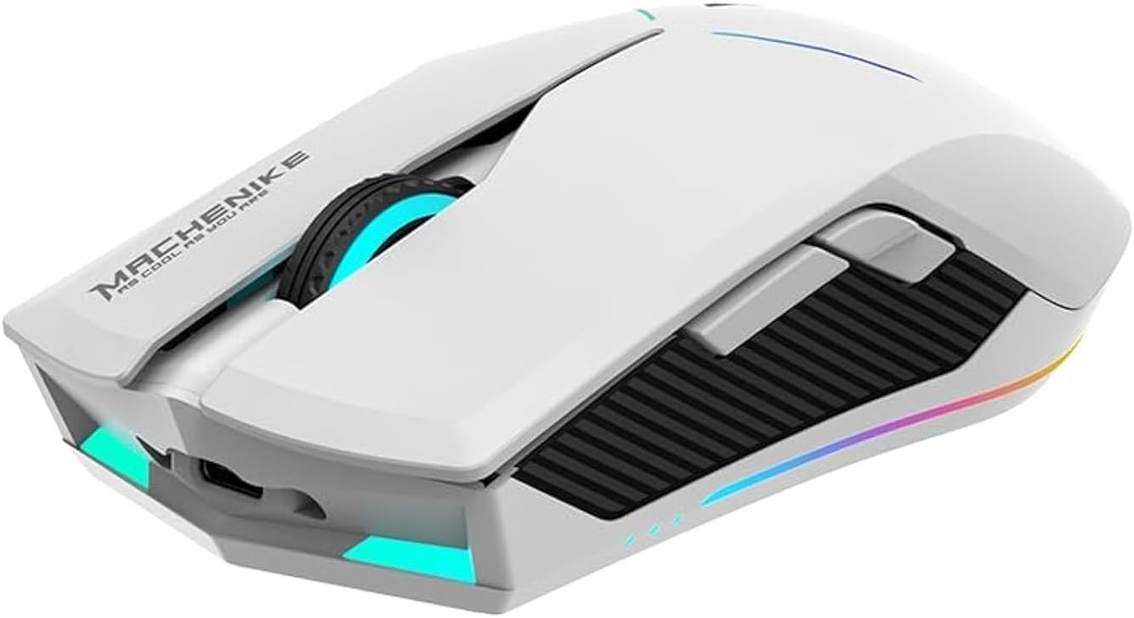 Machenike Wireless Gaming Mouse  M721 Dual-Mode Mouse-White 8925