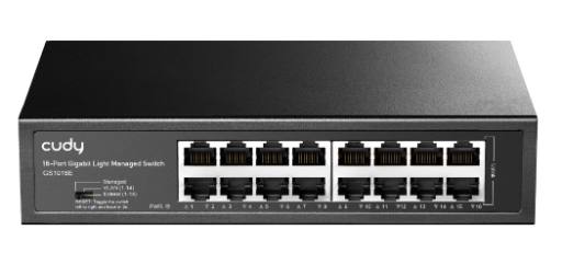 [28306] Cudy Switch Gigabit Ethernet Cloud Easy-Managed 16-Port GS1016E