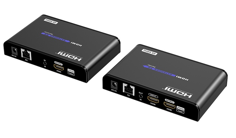 Lenkeng HDMI Extender over IP 4K60Hz 120m 1G IR Loop LKV483PRO