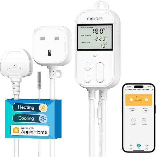[28283] Meross Homekit Smart Wi-Fi Socket Thermostat MTS960HK-UK