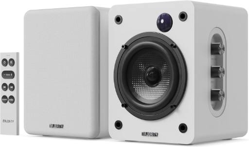 [30439] Majority Speakers Active D50X 60W 2.0 BT/USB/Optical/HDMI ARC White (pair)