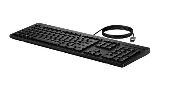 HP Keyboard 125 Wired, Black