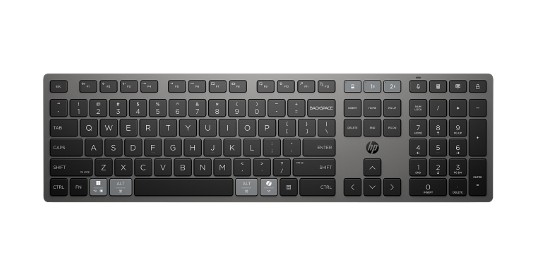 HP Keyboard 725 Multi-Device Rechargeable Wireless, Black
