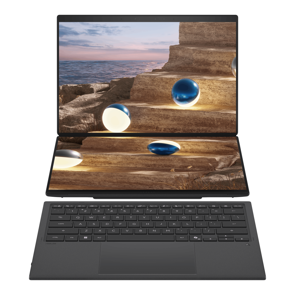 [90NB16V1-M010F0] ASUS Zenbook Duo UX8407AA - Intel Core Ultra 9 386H, 32GB RAM, 1TB SSD, Dual 14" 3K OLED Touch 144Hz, Windows 11 Pro