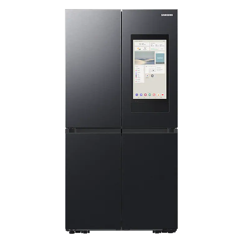 [RF65DG9H0EB1EF] Samsung Refrigerator RF65 Four-Door - 636L, No Frost, Triple Cooling, Family Hub, Wi-Fi, Silver