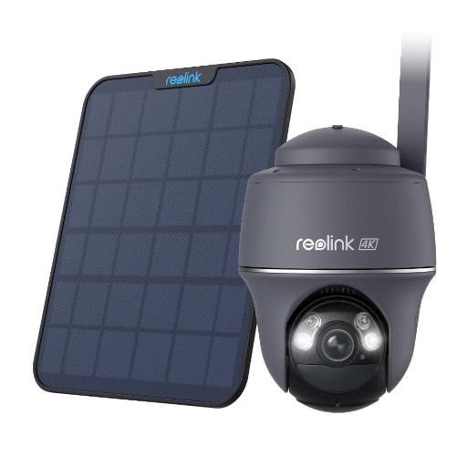 [28183] Reolink BP4G Outdoor Battery Camera 4K 4G (LTE) PTZ GO PT Ultra (G440) (Grey) Bundle