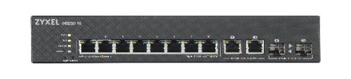 [28121] Zyxel Switch Gigabit Ethernet Cloud Managed 8-Port + 2RJ45/SFP Combo GS2220-10