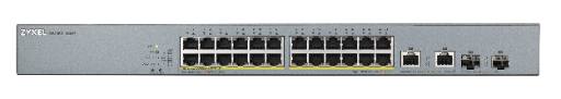 [28115] Zyxel Switch PoE Gigabit Managed Cloud CCTV 24PoE + 2RJ45/SFP Combo 375W GS1350-26HP UK
