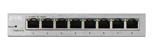 Zyxel Switch Gigabit Ethernet Managed 8-Port Metal UK Plug GS1200-8