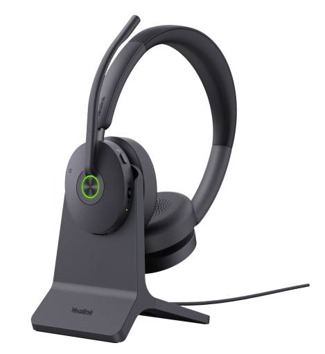 [28088] Yealink Headset Wireless Bluetooth 4-Mic NC Hybrid ANC with B/T Dongle & Charging Stand BH74 Dual Teams
