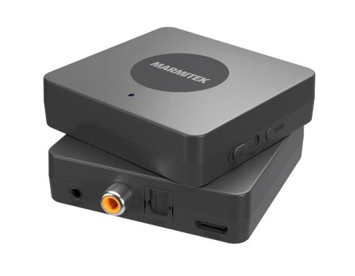 [28070] Marmitek BoomBoom 55 HD Low Latency BT Transmitter Stream Music to 2 Headphones Simultaneously