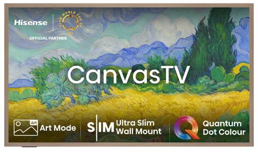 [28007] Hisense 55S7N 55'' 4K Smart QLED 120hz Canvas TV
