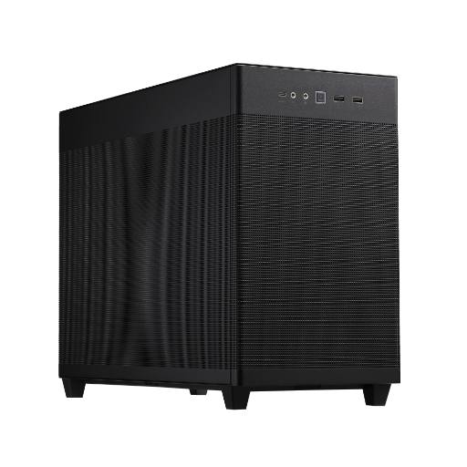 ASUS PC Case Prime mATX Quasi-Filter Mesh Tool-Free Side Panels 1x Pre-Installed Fan USB-C AP201 Mesh Black