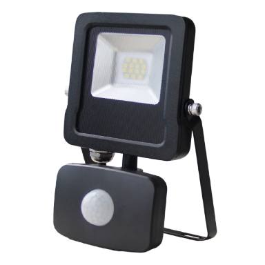 [27878] GBC ON NIGHTGUARD 10B Outdoor LED Floodlight PIR 10W Black