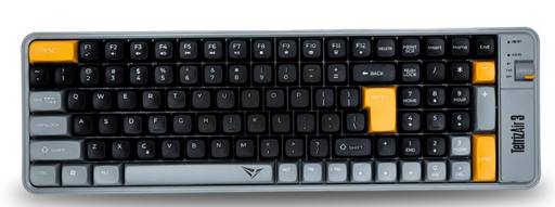[27837] Alcatroz Tetriz Air 3 Wireless Keyboard 2.4G+BT Autumn Black
