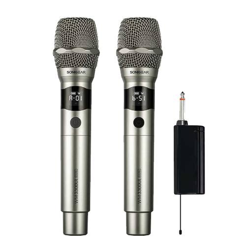 [27823] SonicGear Microphone Wireless 2xHandsets WM 3000UL DUAL Palladium