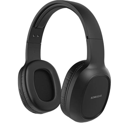 [27802] SonicGear Headphones Bluetooth AIRPHONE 3 Type-C Carbon Black