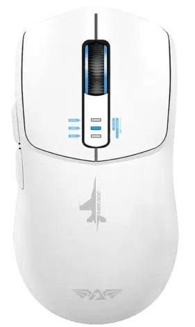 Armaggeddon Gaming Mouse Wired+2.4G+BT Rechargeable 500mAh 5B MIRAGE-V White
