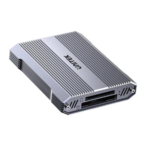 [27702] Unitek R1022 Dual Read/Write Card Reader USB-C to SD4.0+Micro SD3.0+CF Express 2.0