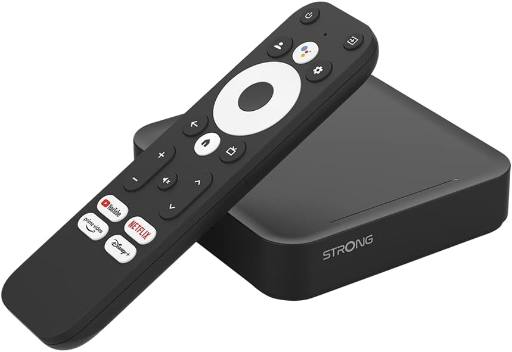 [27695] Strong Google TV Smart Box with Dual Band Wi-Fi GoogleCast 4K Android LEAP-S3UK