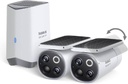 Baseus Security S1 Pro Outdoor Self Rotating Solar 3K 2-Cam Kit White