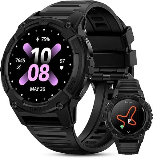 [27580] Kospet TANK S2 Rugged Smartwatch GPS Silicone Black