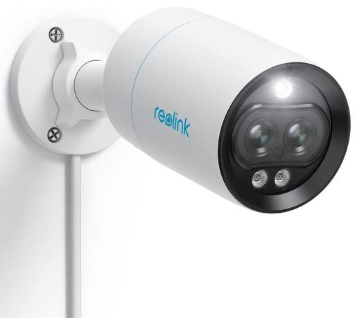 [27550] Reolink RLC-81MA (P330M) 8MP POE IP Bullet Spotlight Camera Dual Wide Angle & Telephoto Lens