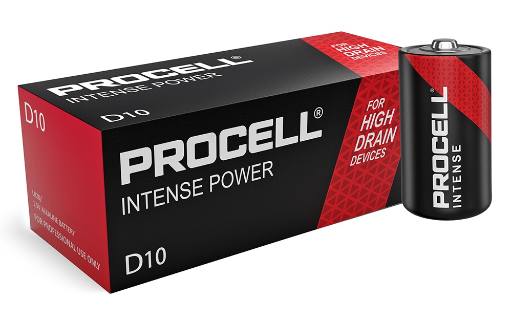 Duracell Procell Industrial D Box of 10pcs