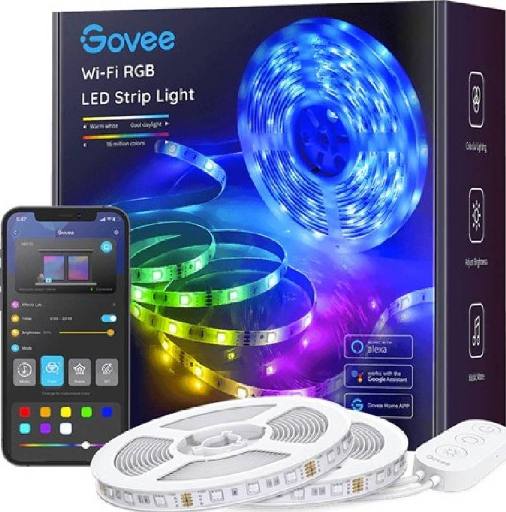 Govee LED Light Strip RGB Smart WiFi & BT 10m H6110
