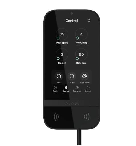 [27446] AJAX FIBRA KeyPad TouchScreen