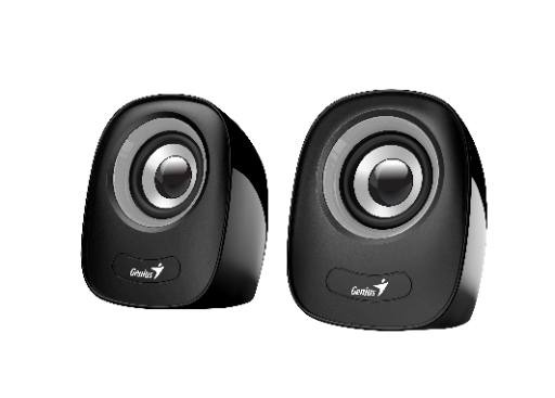 [27424] Genius PC Speakers 2.0 6W 3.5mm USB Powered Grey SP-Q160
