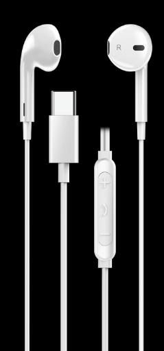 [27417] Genius Mobile Headset In-Ear USB-C Inline Control HS-M365 White