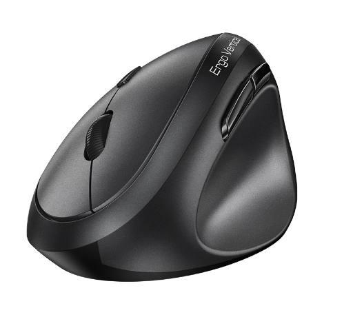 Genius Mouse Ergonomic Wireless+BT Vertical Silent AI 8350S Dark Grey